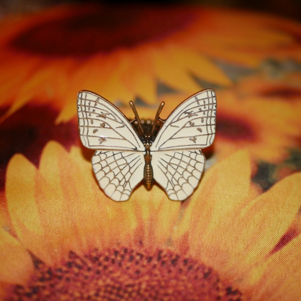 Mosaic Butterfly Ring